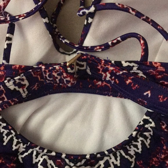 Athleta bathing suit top purple/pink size S. Bin Y - Picture 5 of 6